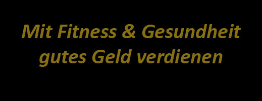 Mit Fitness und Gesundheit gutes Geld online verdienen